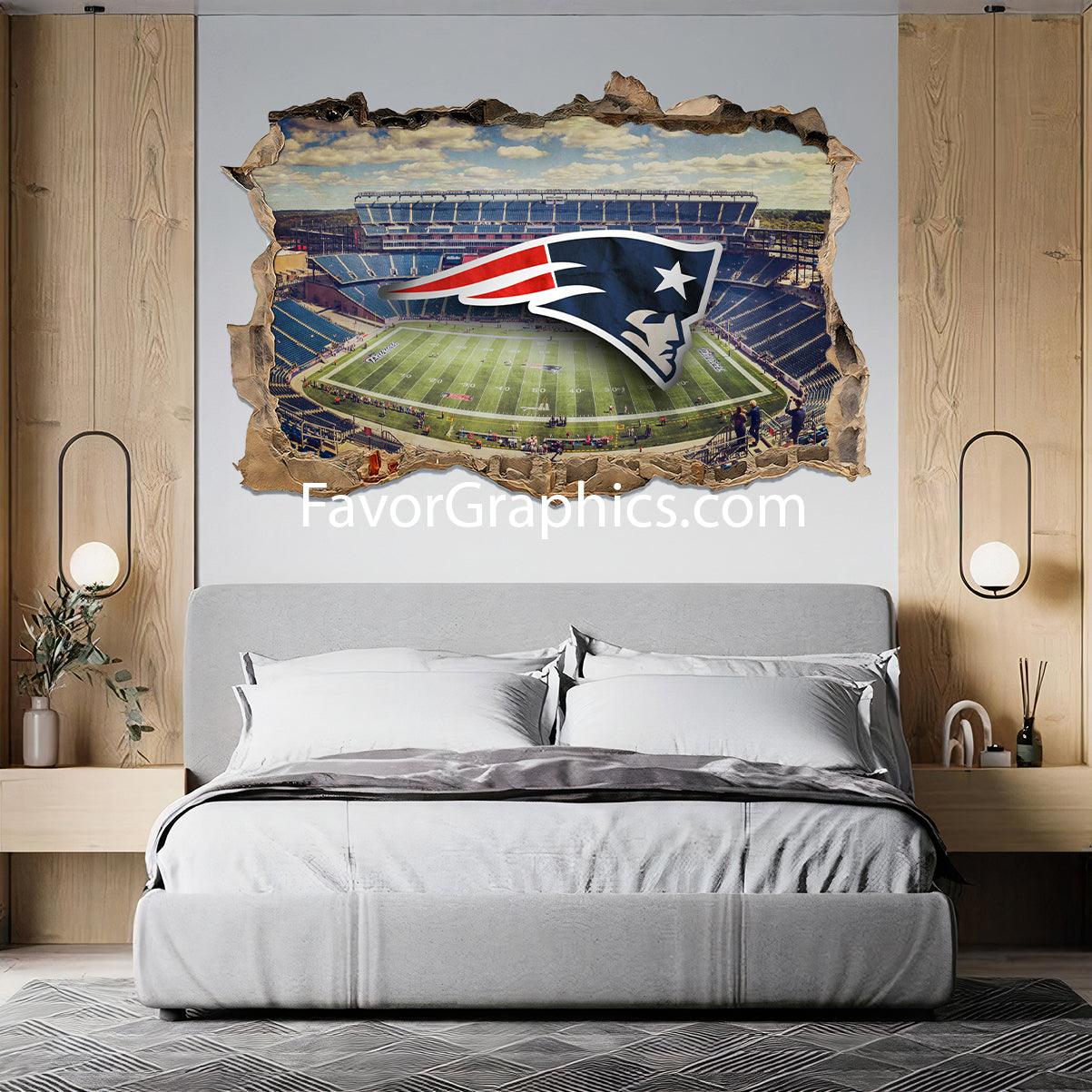 New England Patriots Vinyl Wall Art Decal Sticker Poster Print Mural