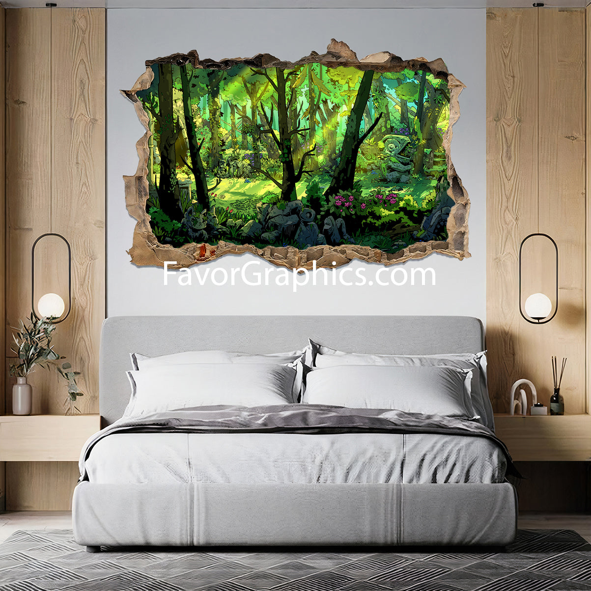 Forest Vinyl Wall Art Decal Sticker Poster Print Mural