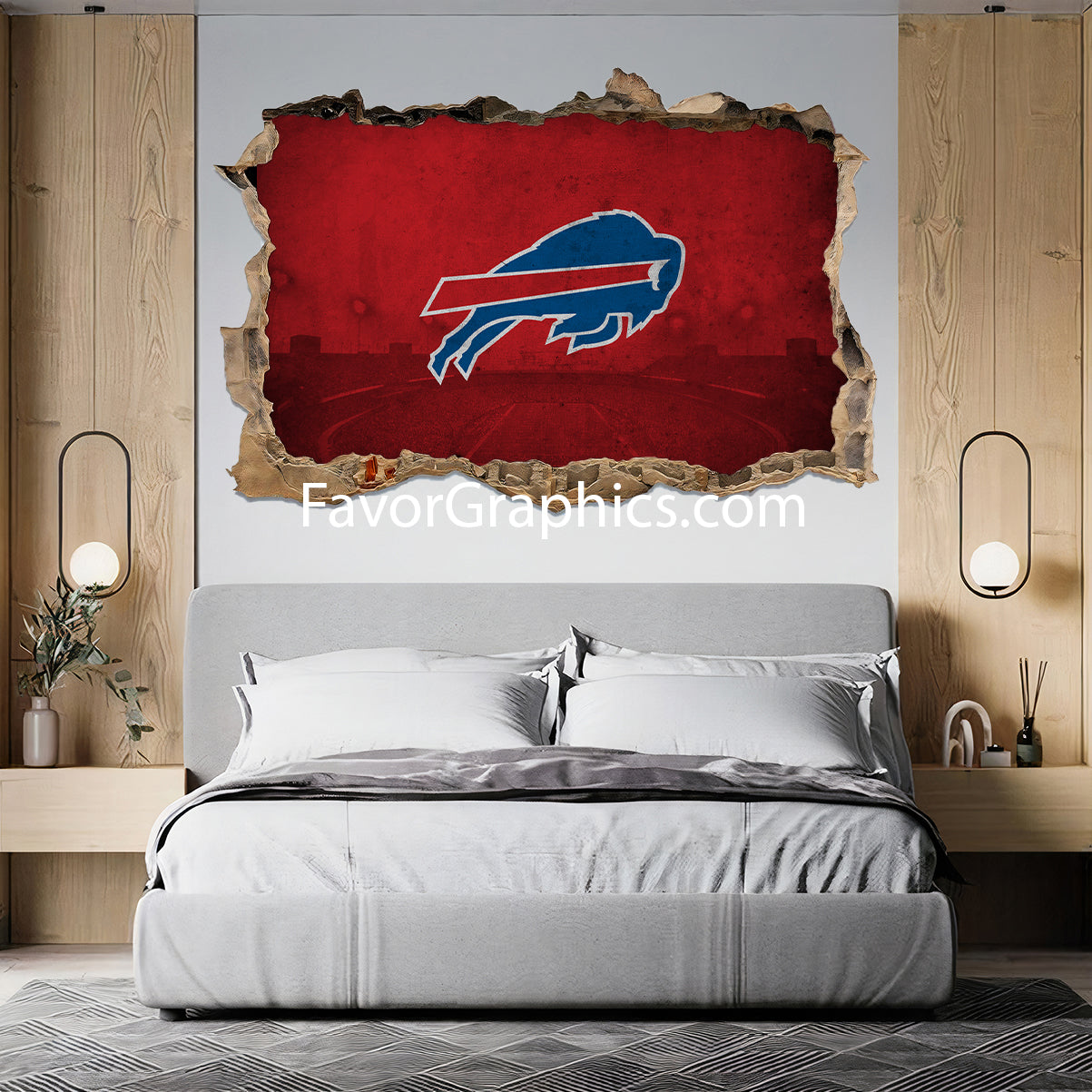 Buffalo Bills Vinyl Wall Art Decal Sticker Poster Print Mural