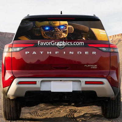 Bumblebee Rear Window Perforated Graphic Vinyl Decal Car Truck UTV