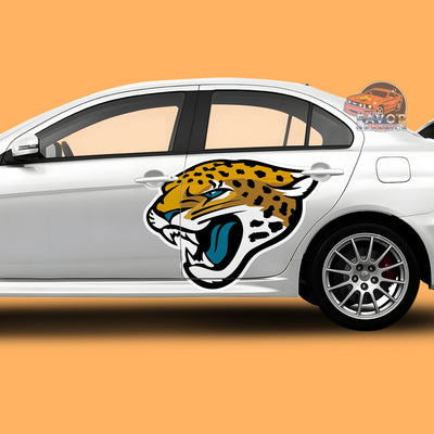 Jacksonville Jaguars Itasha Car Side Door Decal Vinyl Sticker