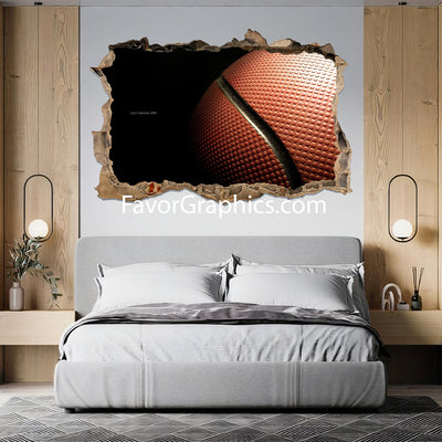 Basketball Vinyl Wall Art Decal Sticker Poster Print Mural