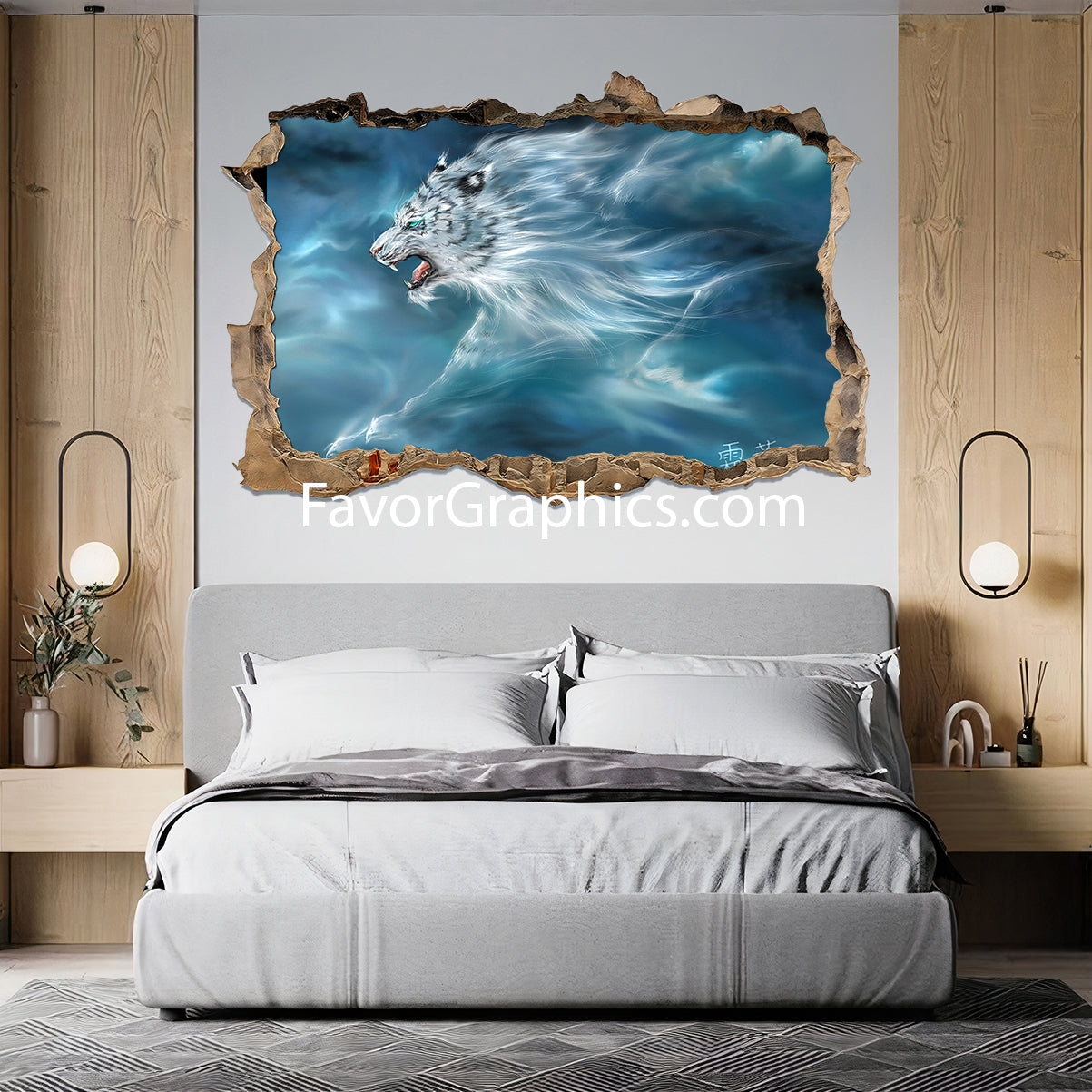 Tiger Vinyl Wall Art Decal Sticker Poster Print Mural