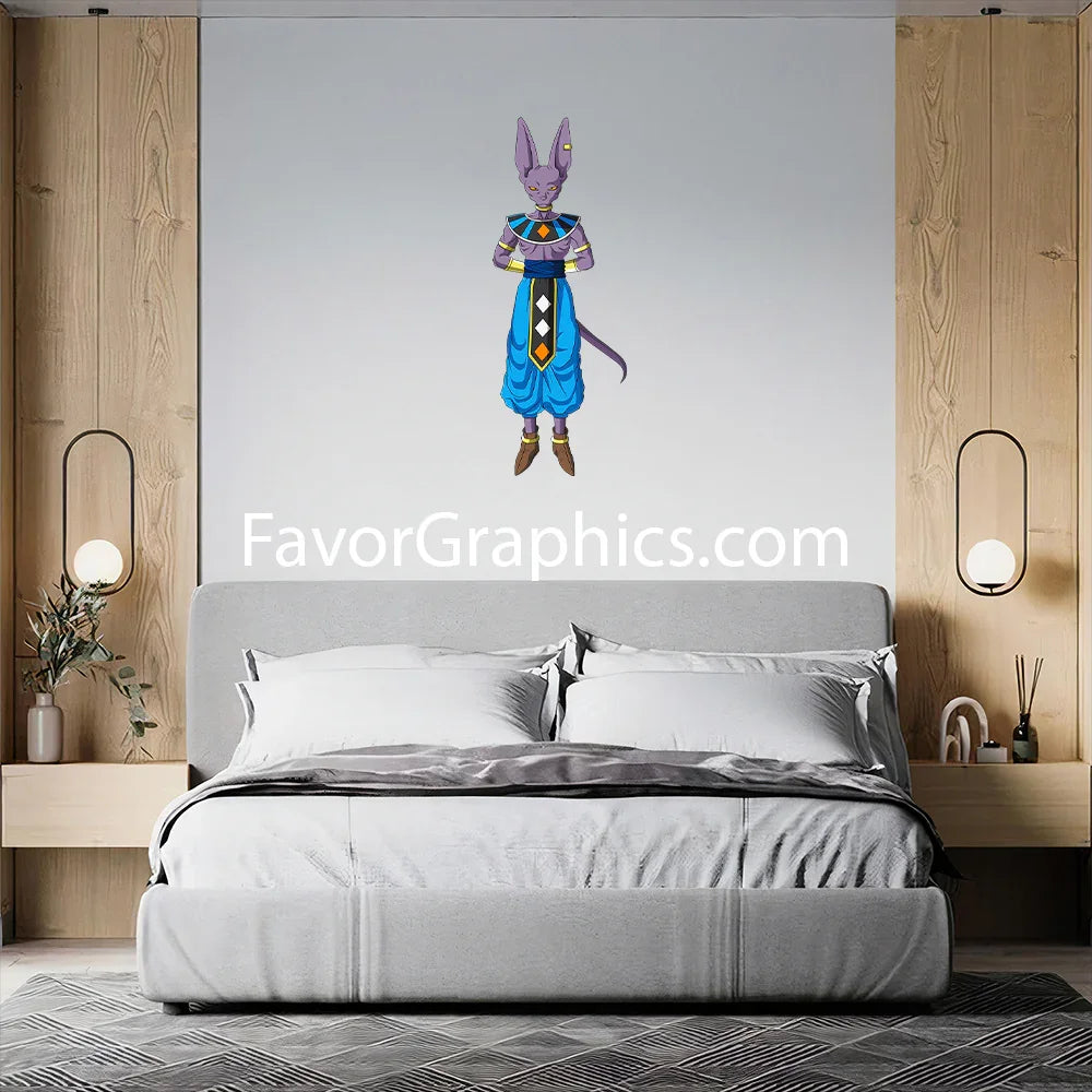 Beerus Dragon Ball Super Home Room Wall Vinyl Decal Sticker Mural Poster