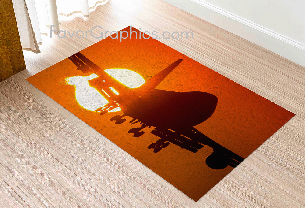 Boeing 747 Home Bedroom Decor Rug Carpet Mat