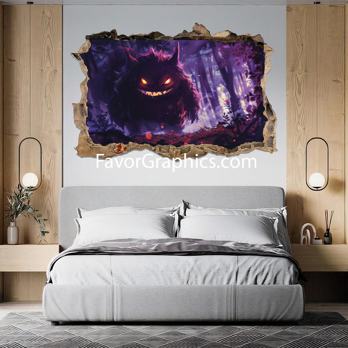 Gengar (Pokemon) Vinyl Wall Art Decal Sticker Poster Print Mural