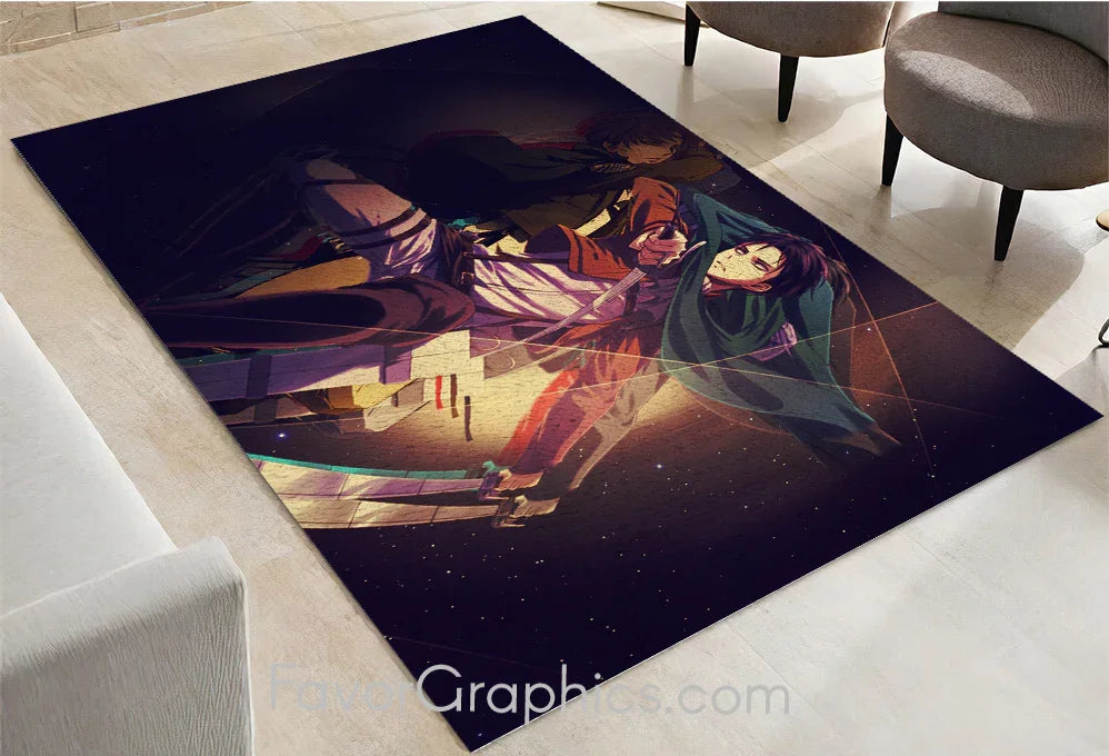 Levi Ackerman Home Bedroom Decor Rug Carpet Mat