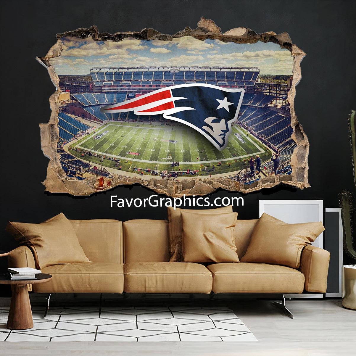 New England Patriots Vinyl Wall Art Decal Sticker Poster Print Mural