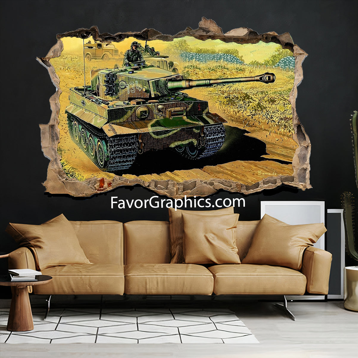 Tank Vinyl Wall Art Decal Sticker Poster Print Mural