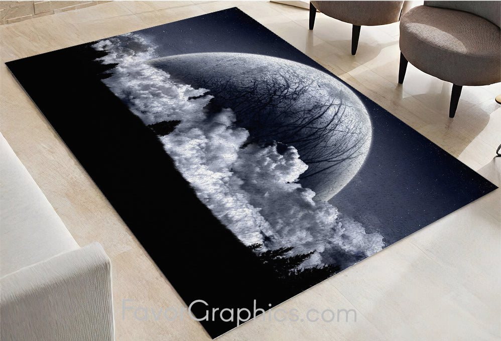 Full Moon Home Bedroom Decor Rug Carpet Mat