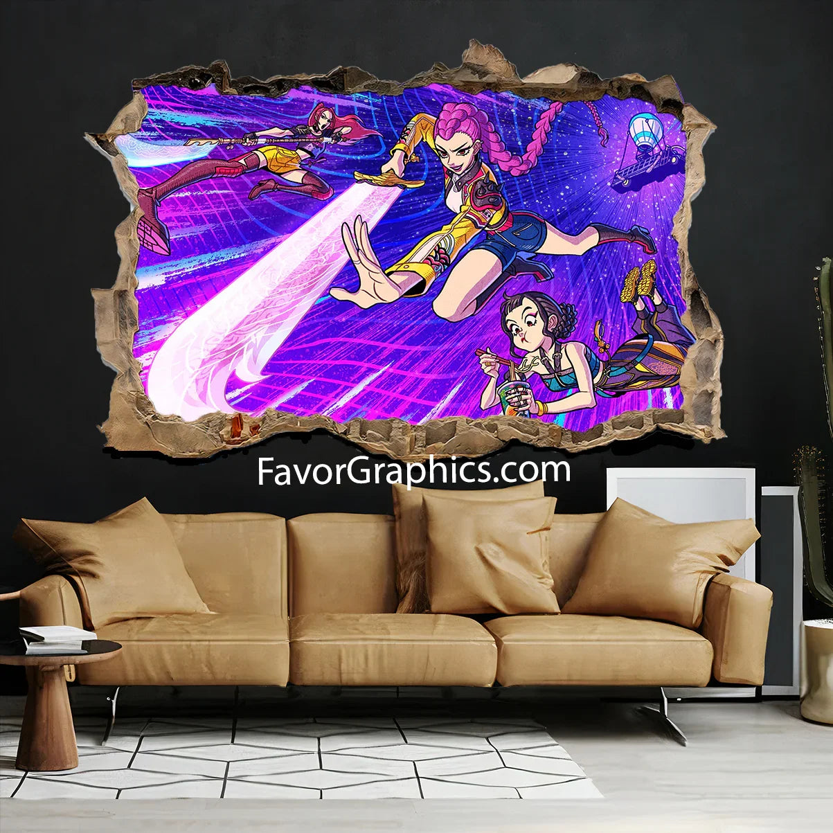 Huntrix HUNTR/X Kpop Demon Hunters Wall Art Poster Print Mural