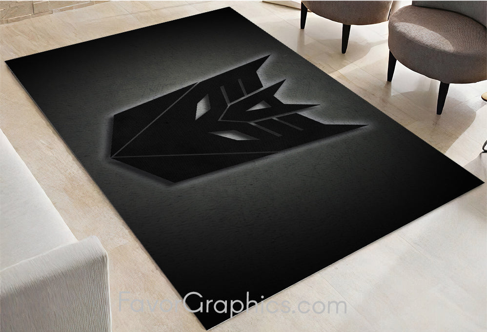 Decepticons Transformers Home Bedroom Decor Rug Carpet Mat