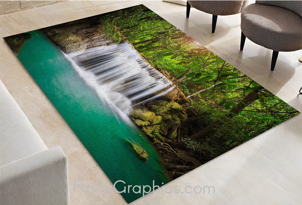 Waterfall Home Bedroom Decor Rug Carpet Mat