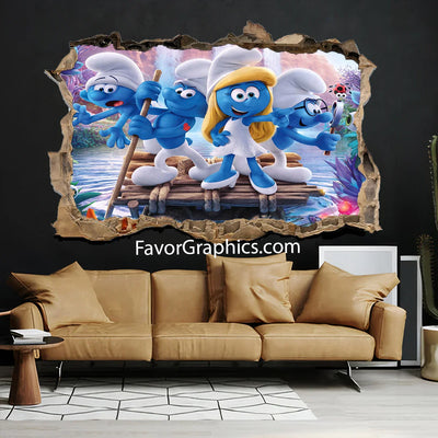 The Smurfs Vinyl Wall Art Decal Sticker Poster Print Mural
