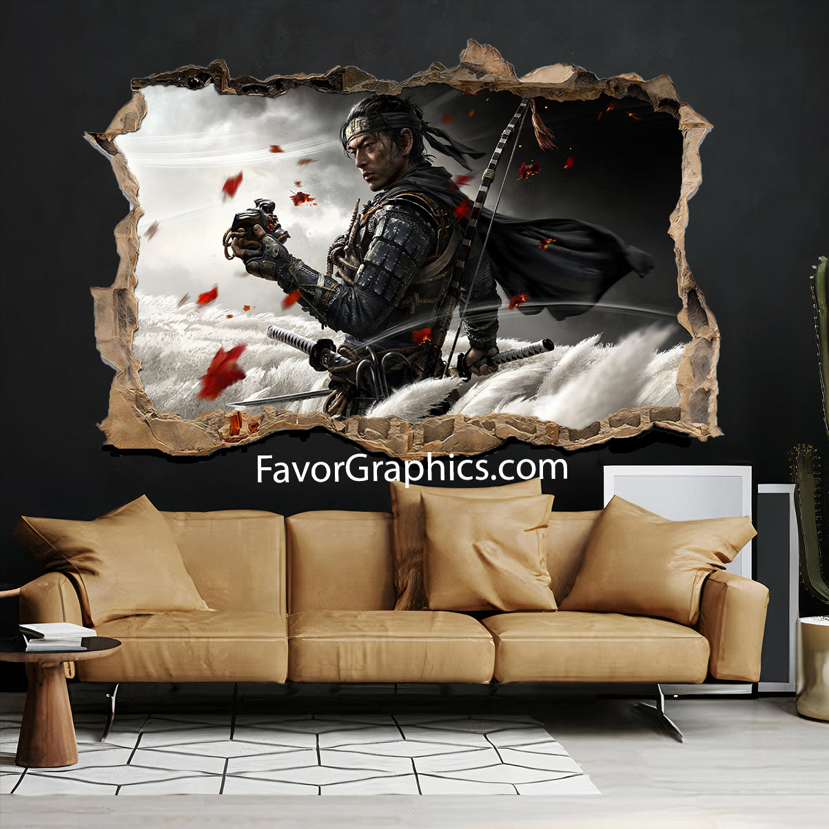 Samurai Vinyl Wall Art Decal Sticker Poster Print Mural