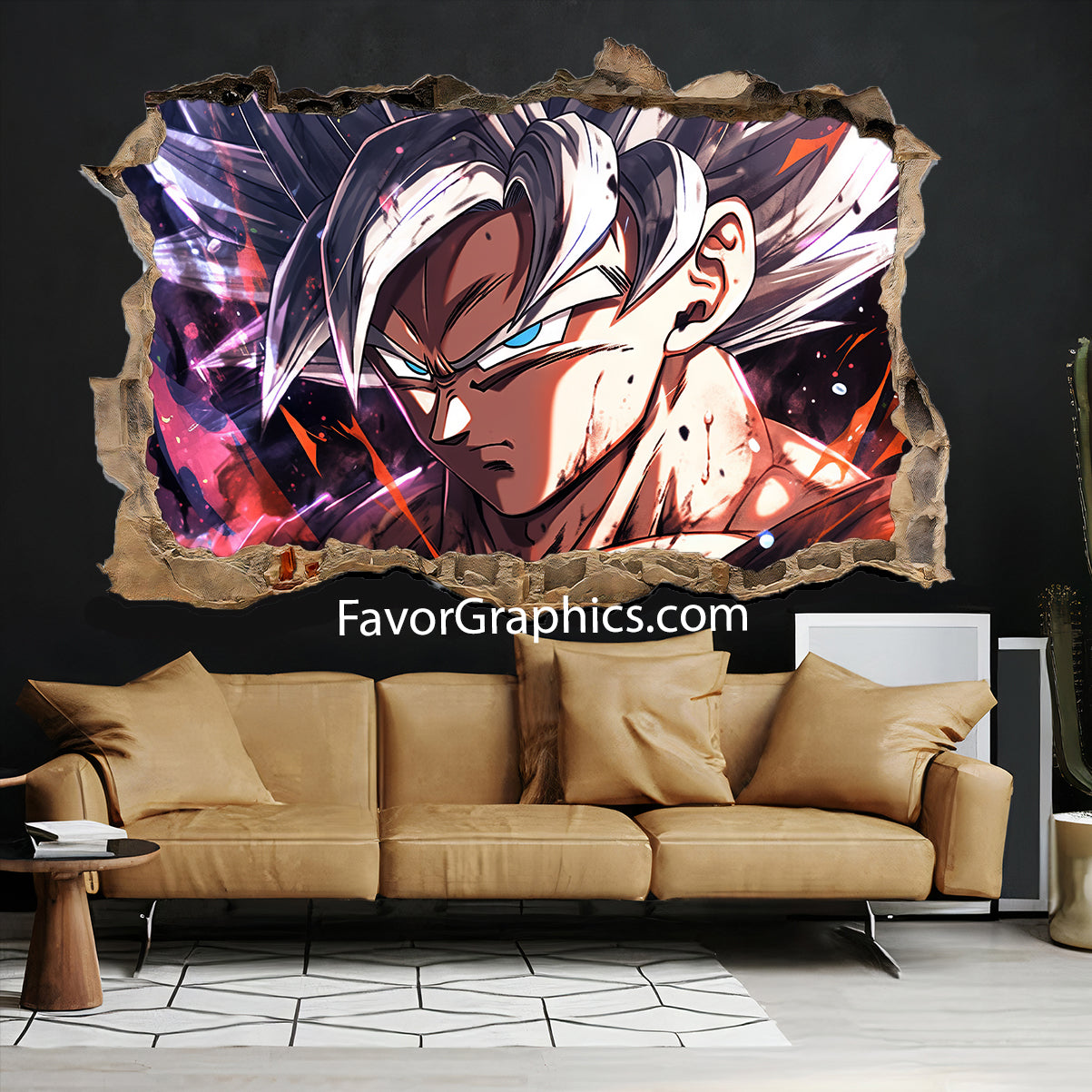 Ultra Instinct Goku Vinyl Wall Art Decal Sticker Poster Print Mural