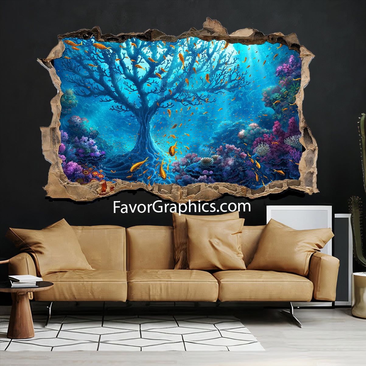 Underwater Under The Sea Vinyl Wall Art Decal Sticker Poster Print Mural