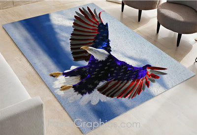 Bald Eagle Home Bedroom Decor Rug Carpet Mat