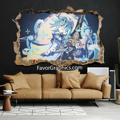 Eula (Genshin impact) Vinyl Wall Art Decal Sticker Poster Print Mural