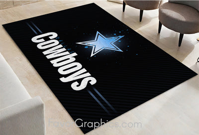 Dallas Cowboys Home Bedroom Decor Rug Carpet Mat