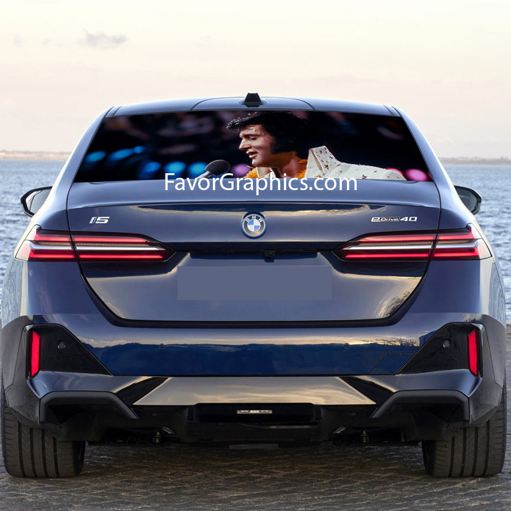 Elvis Presley Rear Window Perforated Graphic Vinyl Decal Car Truck UTV