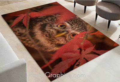 Owl Home Bedroom Decor Rug Carpet Mat