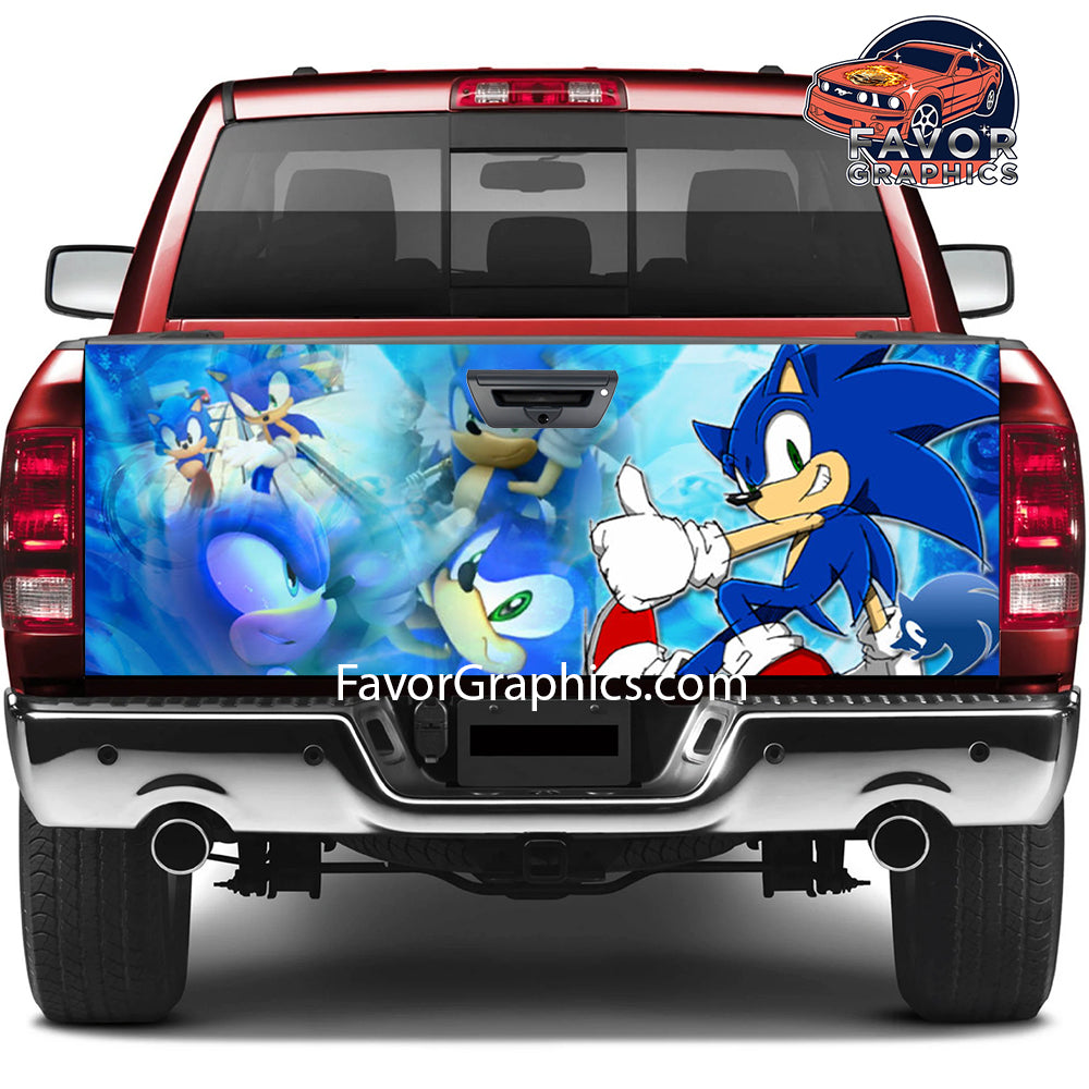 Sonic The Hedgehog Tailgate Wraps For Trucks SUV Vinyl Wrap