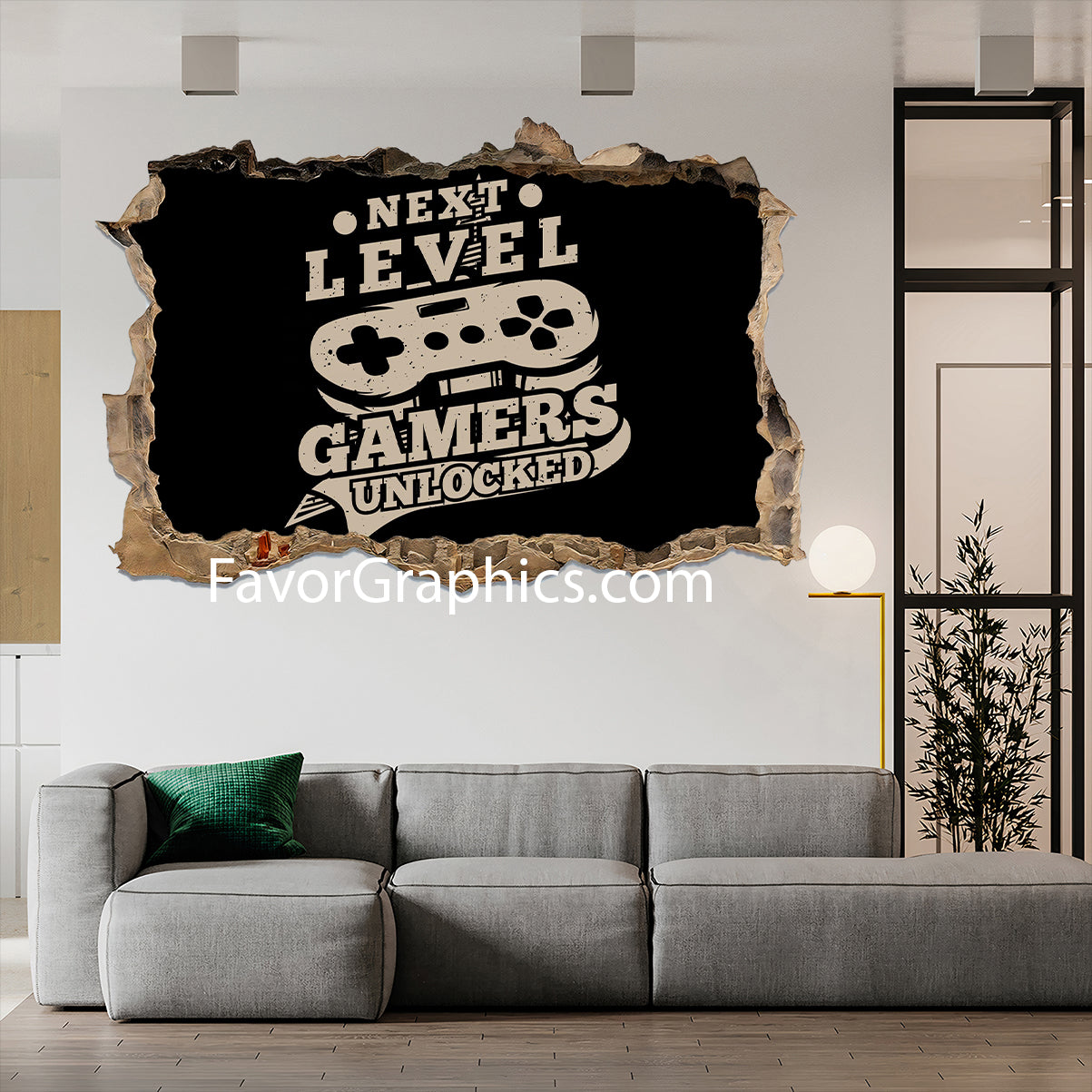 Video Game Gamer Vinyl Wall Art Decal Sticker Poster Print Mural