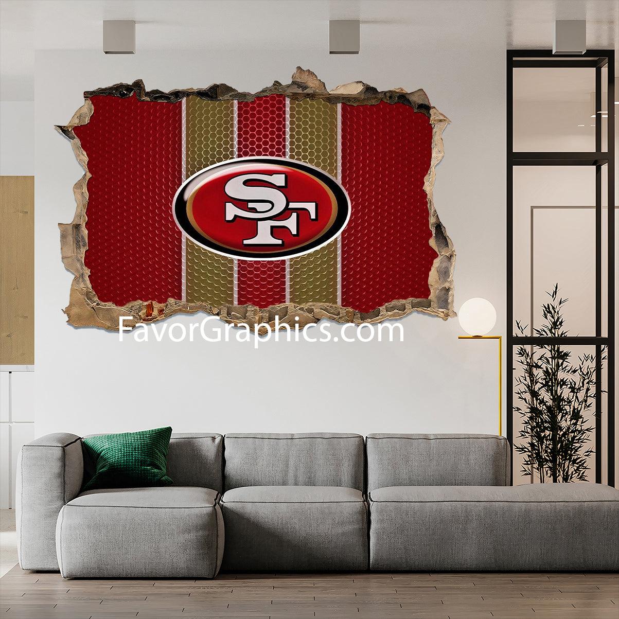 San Francisco 49ers Vinyl Wall Art Decal Sticker Poster Print Mural