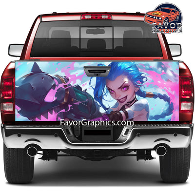 Jinx League Of Legends Tailgate Wraps For Trucks SUV Vinyl Wrap