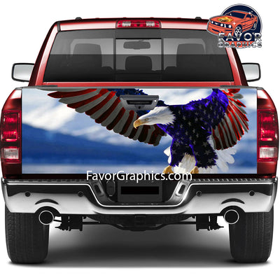 Bald Eagle Tailgate Wraps For Trucks SUV Vinyl Wrap