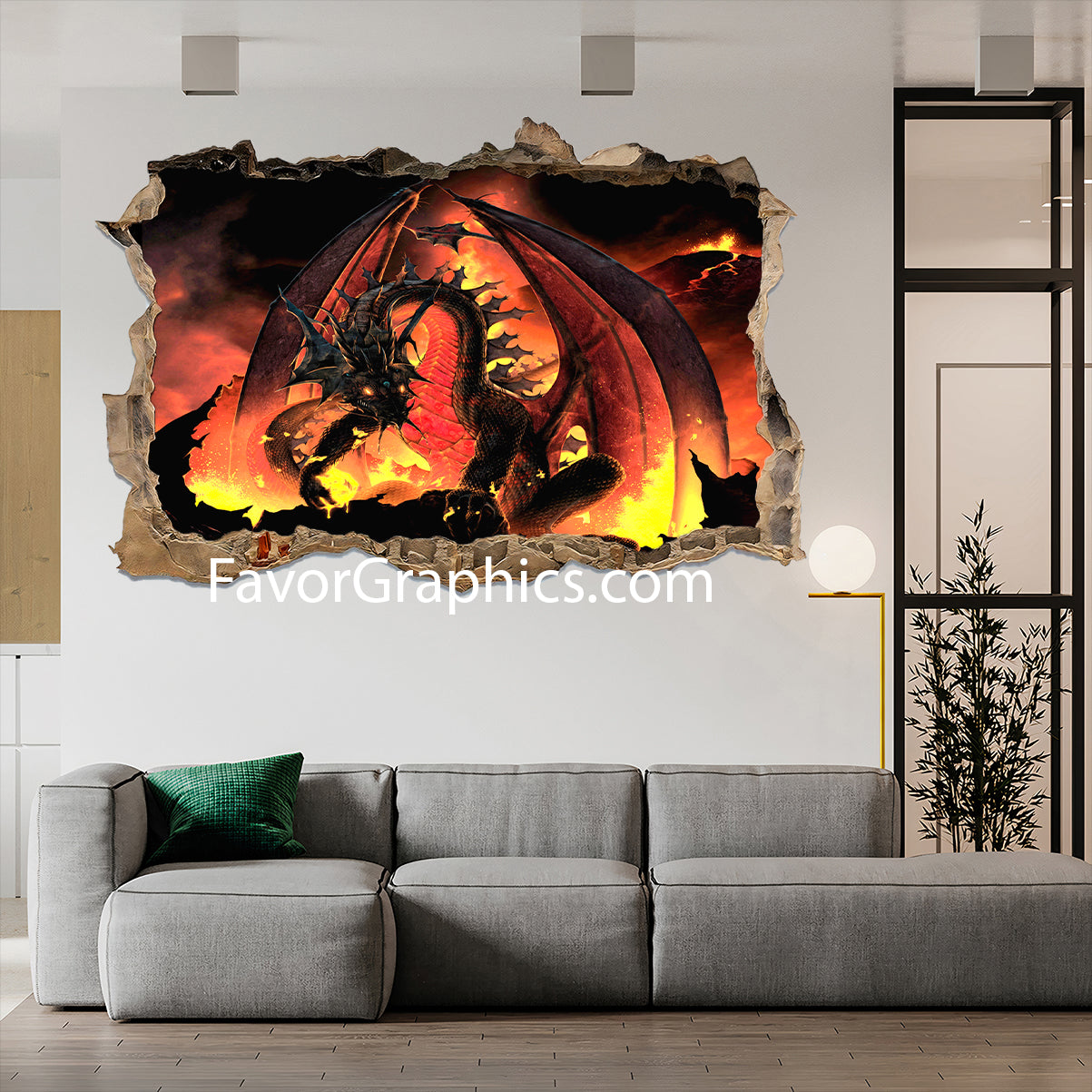 Dragon Vinyl Wall Art Decal Sticker Poster Print Mural