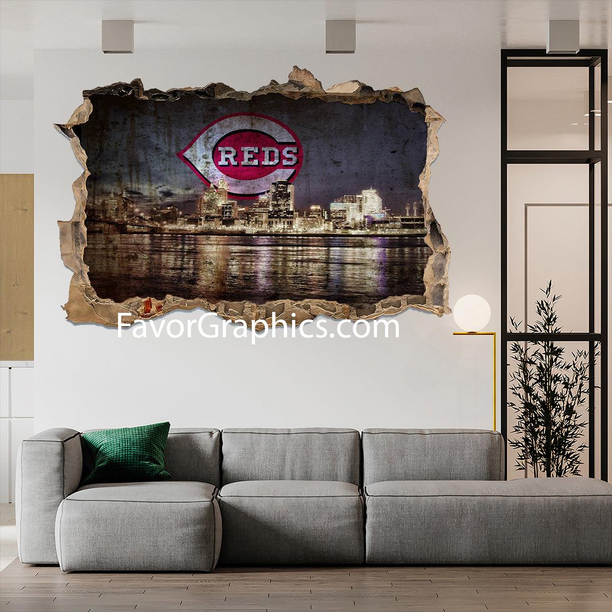 Cincinnati Reds Vinyl Wall Art Decal Sticker Poster Print Mural