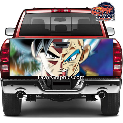 Goku Vegeta Tailgate Wraps For Trucks SUV Vinyl Wrap