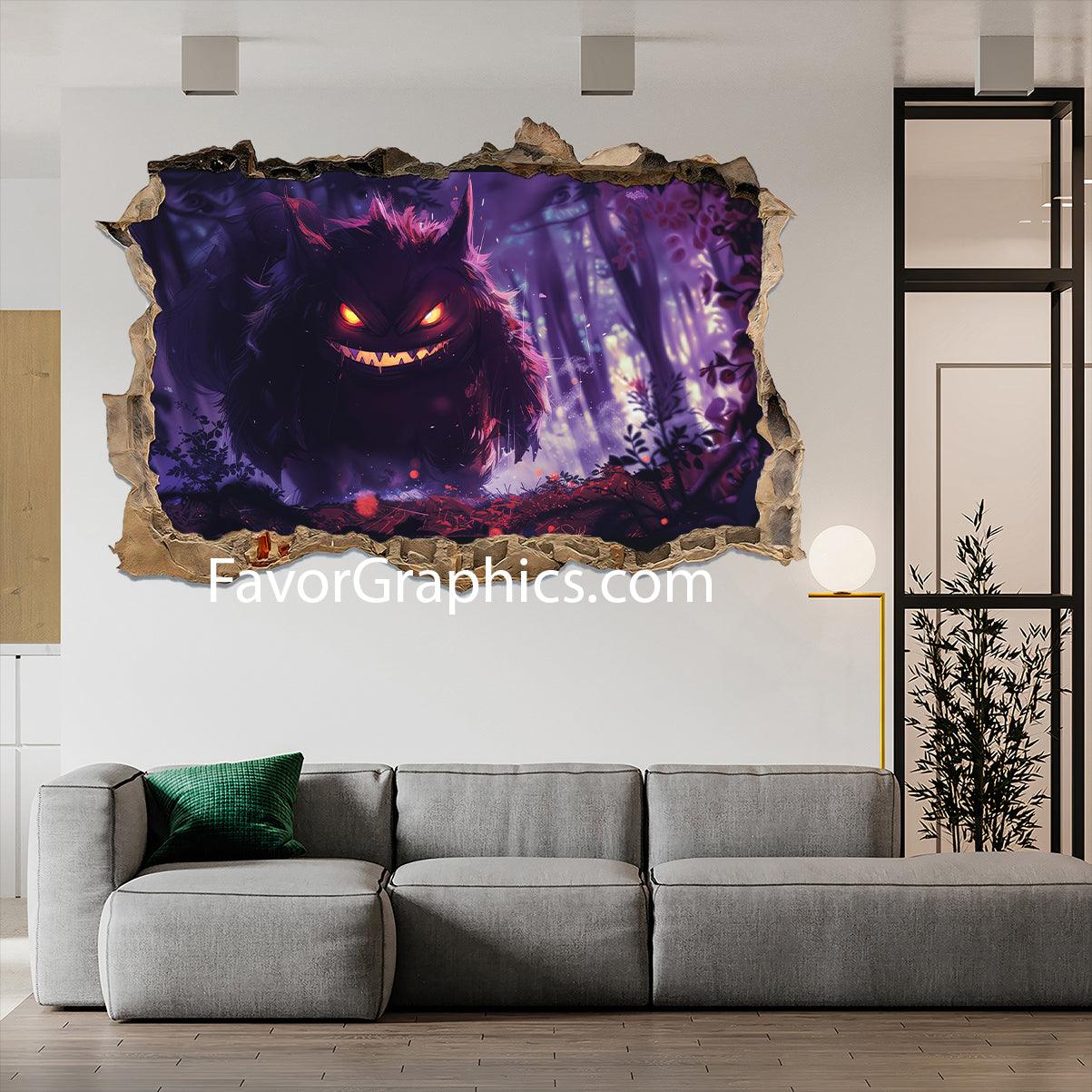 Gengar (Pokemon) Vinyl Wall Art Decal Sticker Poster Print Mural