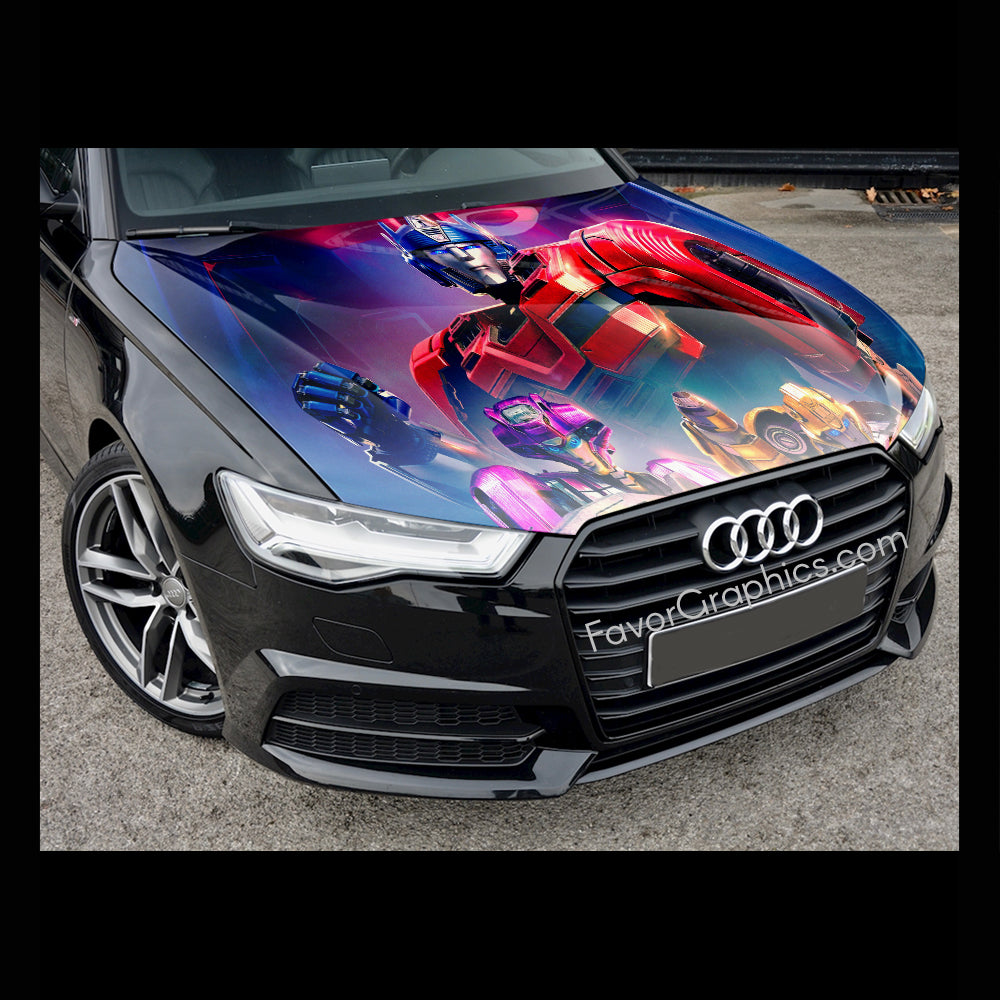 Transformers One Itasha Car Vinyl Hood Wrap Decal Sticker