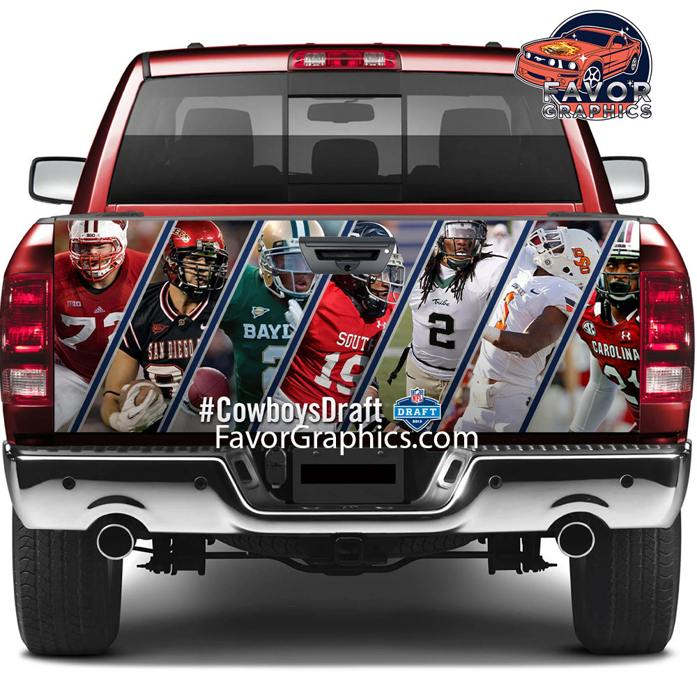 Dallas Cowboys Tailgate Wraps For Trucks SUV Vinyl Wrap