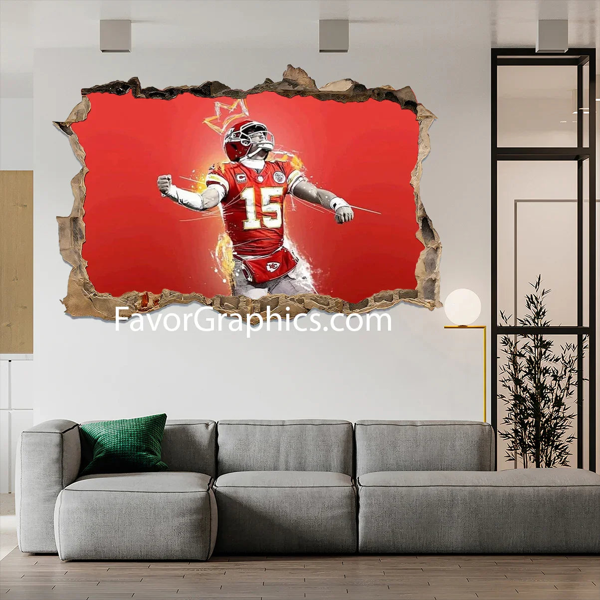 Patrick Mahomes Vinyl Wall Art Decal Sticker Poster Print Mural