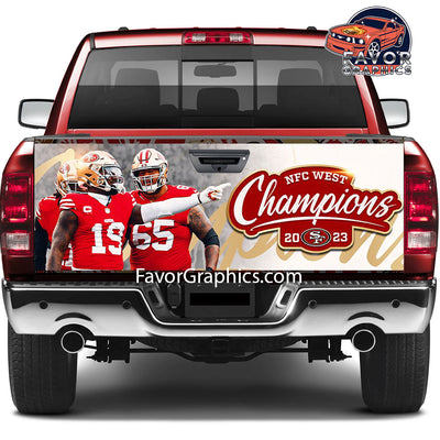 San Francisco 49ers  Tailgate Wraps For Trucks SUV Vinyl Wrap