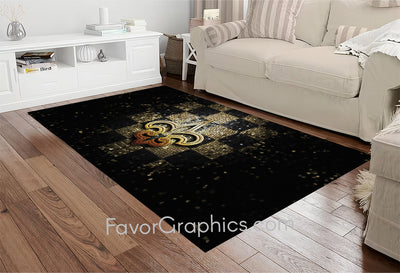 New Orleans Saints Home Bedroom Decor Rug Carpet Mat