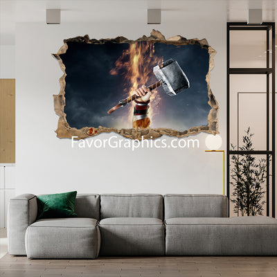 Thor Vinyl Wall Art Decal Sticker Poster Print Mural