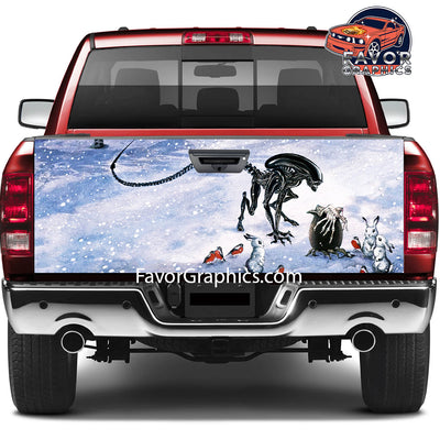 Xenomorph Tailgate Wraps For Trucks SUV Vinyl Wrap