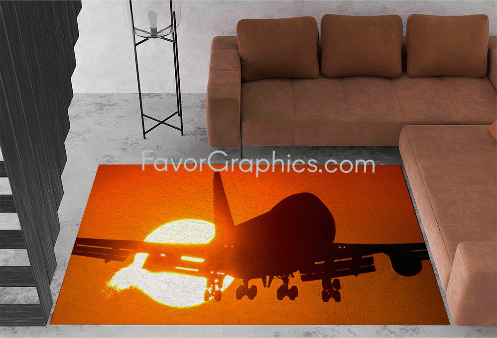 Boeing 747 Home Bedroom Decor Rug Carpet Mat