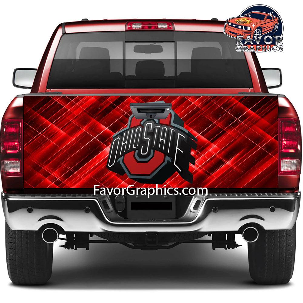 Ohio State Buckeyes Tailgate Wraps For Trucks SUV Vinyl Wrap