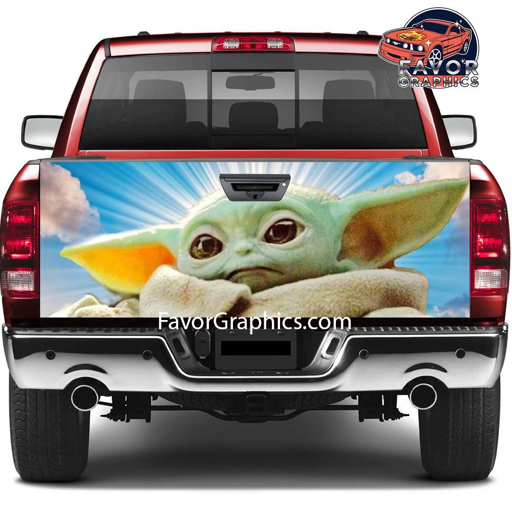 Baby Yoda Tailgate Wraps For Trucks SUV Vinyl Wrap