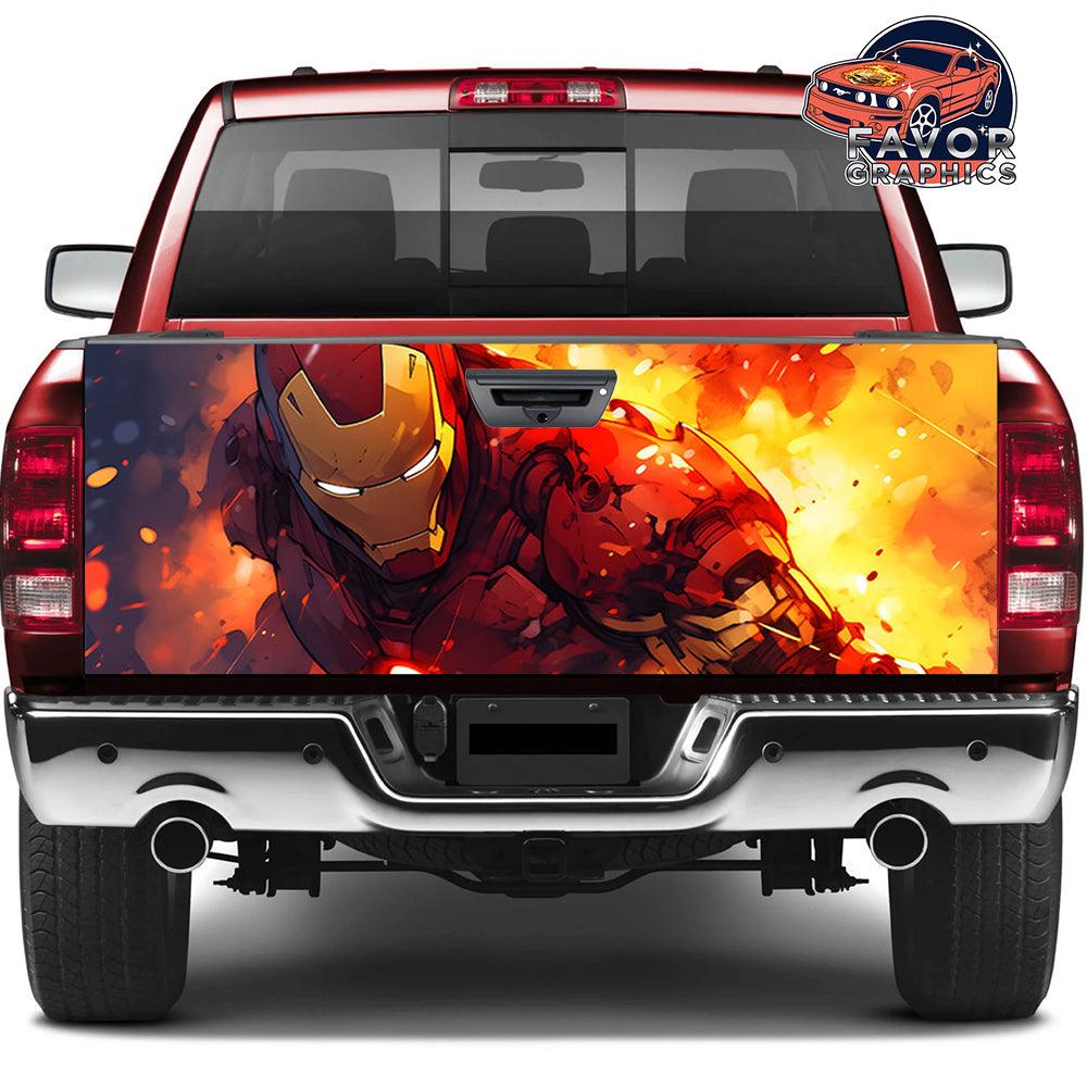 Iron Man Tailgate Wraps For Trucks SUV Vinyl Wrap