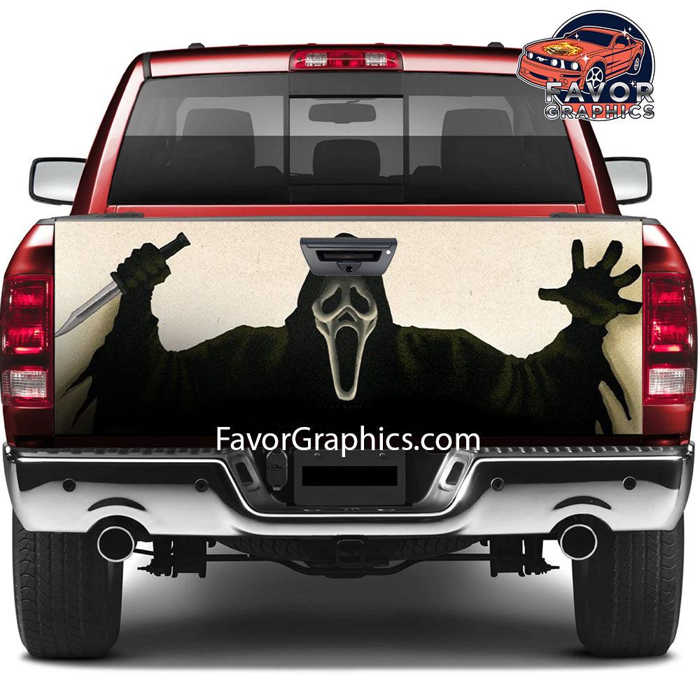 Scream Ghostface Tailgate Wraps For Trucks SUV Vinyl Wrap