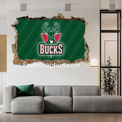 Milwaukee Bucks Vinyl Wall Art Decal Sticker Poster Print Mural