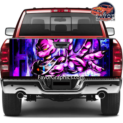 Beerus Dragon Ball Tailgate Wraps For Trucks SUV Vinyl Wrap