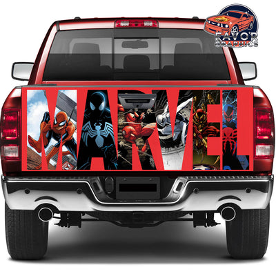 Spider-Man Tailgate Wraps For Trucks SUV Vinyl Wrap